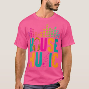 T-shirt Amateur de Club de Musique House Disco Techno Élec