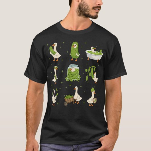 T-shirt Amateur de cornichons drôle Silly (Devant)