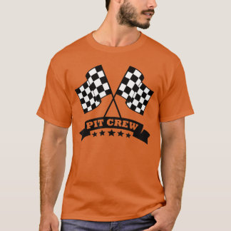 T-shirt Amateur de course de l'équipage de fosse pour les