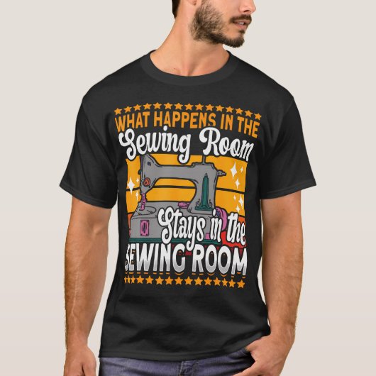 T-shirt Amateur de couture et de patchwork - Objet fantais (Devant)