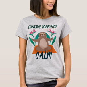 T-shirt Amateur de curry avant la sérénité