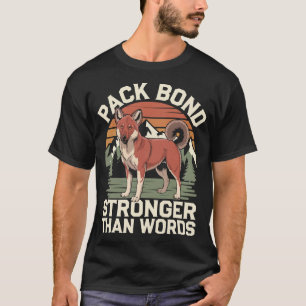 T-shirt Amateur de Dhole Faune Canidé Chien Sauvage Asiati