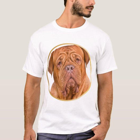 T-shirt Amateur de Dogue de dordeaux (Devant)