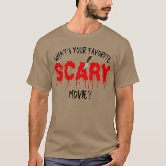 T-shirt Amateur de films d'horreur drôles Quel est votre f
