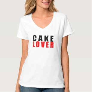 T-shirt Amateur de gâteaux, j'aime le gâteau