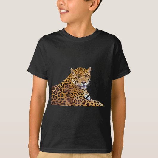 T-shirt Amateur de gros chat Jaguar tacheté #Cadeau (Devant)