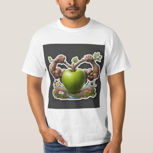 T-shirt amateur de gym (Devant)