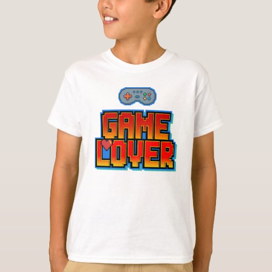 T-shirt Amateur de jeu (Devant)
