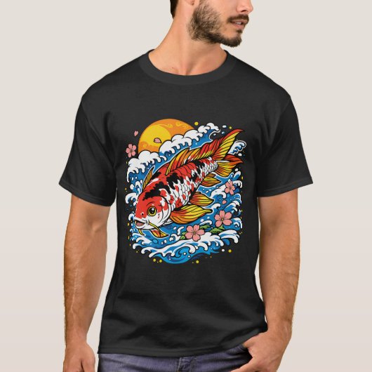 T-shirt Amateur de Koi (Devant)