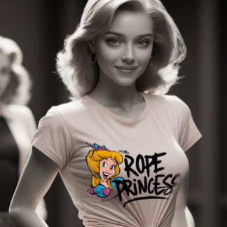 T-shirt Amateur de la princesse de corde shibari