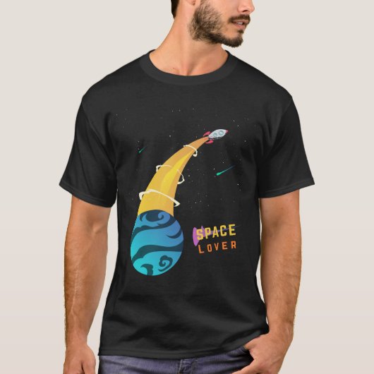 T-shirt Amateur de l'espace | Explorateur de l'espace (Devant)