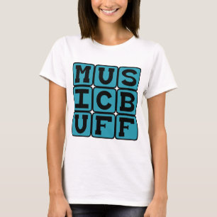 T-shirt Amateur de musique, Connaisseur de la musique