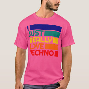 T-shirt Amateur de musique de danse techno Festival de mus