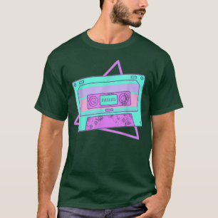 T-shirt Amateur de musique synthwave rétro des années 80 M