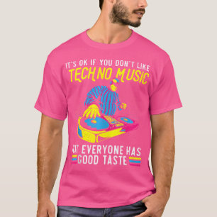 T-shirt Amateur de musique techno Trance Raver Headbanger