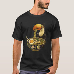 T-shirt Amateur de nouilles d'art japonais Ramen toucan fa