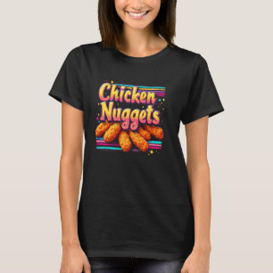 T-shirt Amateur de nuggets de poulet Funny Retro Bootleg 1