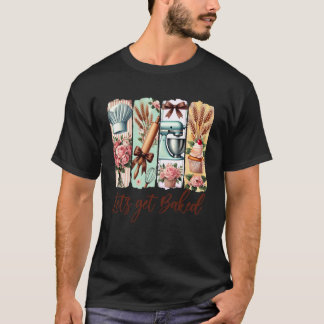 T-shirt Amateur de pâtisserie Pinceau Coquette Arc Allons 
