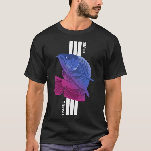 T-shirt Amateur de pêche (Devant)
