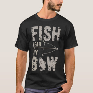 T-shirt Amateur de pêche à l'arc à l'arbalète Bowfishing
