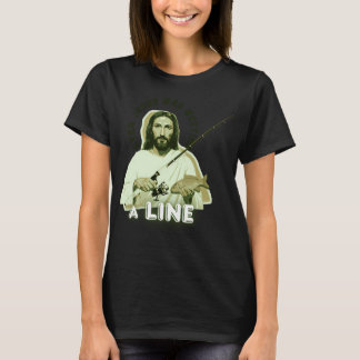 T-shirt Amateur de pêche Jésus