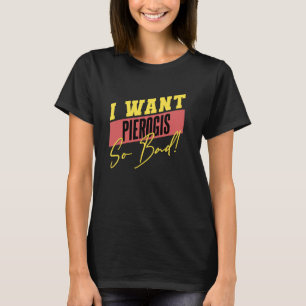 T-shirt Amateur de Pierogi Drôle Amateur de Nourriture Pol