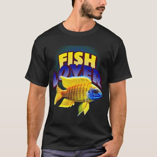 T-shirt Amateur de poisson (Devant)