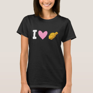 T-shirt Amateur de poulet frit Fast Food J'adore le poulet