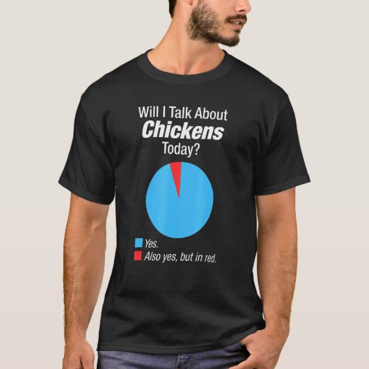 T-shirt Amateur de poulet obsédé (Devant)