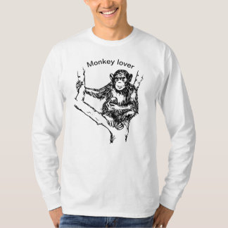 T-shirt Amateur de singe