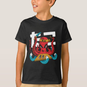 T-shirt Amateur de Sushi, Chef Sushi Pieuvre