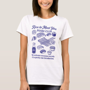 T-shirt Amateur de Sushi Club Drôle de Riz Pour Vous Renco
