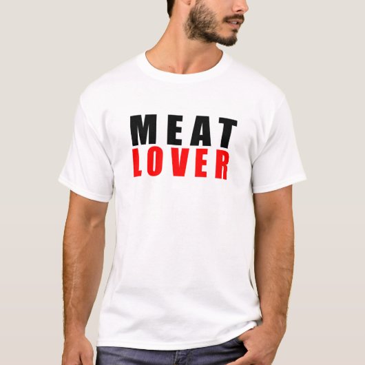 T-shirt Amateur de viande (Devant)