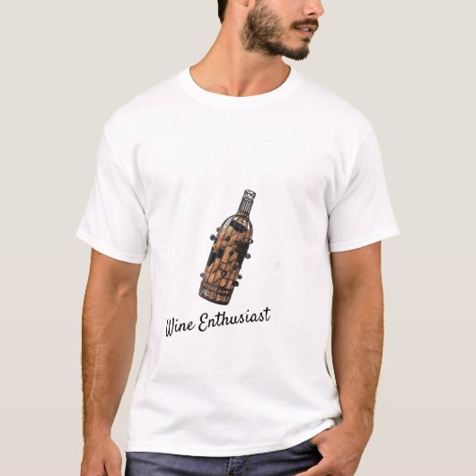 T-shirt amateur de vin (Devant)