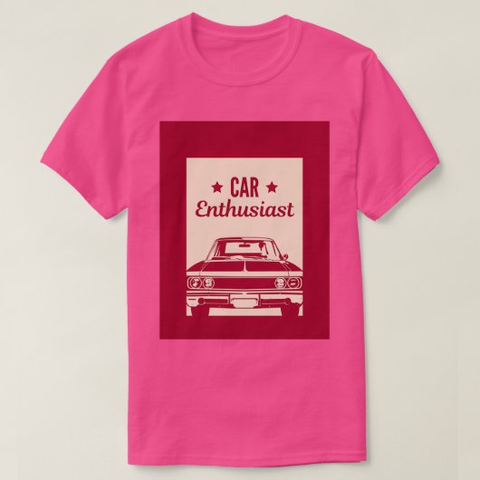 T-shirt Amateur de voiture (Design devant)