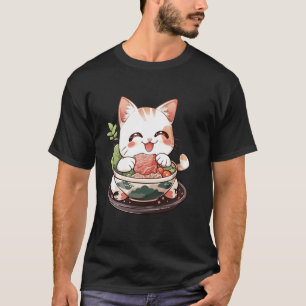 T-shirt Amateur de Wagyu Vintage Chat Traditionnel Japonai