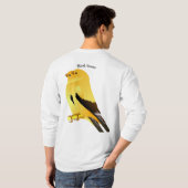 T-shirt Amateur d'oiseaux (Dos entier)