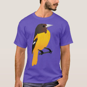 T-shirt Amateur d'oiseaux jaunes idée cadeau cadeau