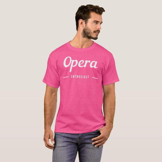 T-shirt Amateur d'opéra (Devant entier)