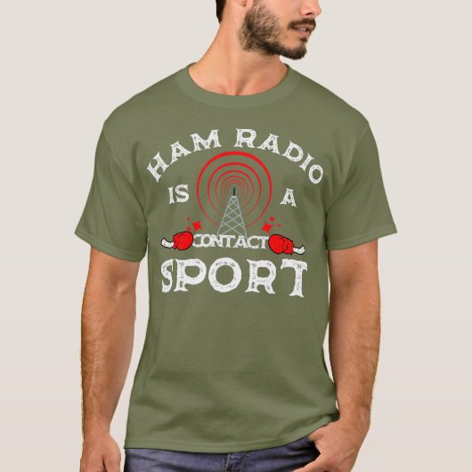 T-shirt Amateur Radio Funny Ham Radio Design (Devant)