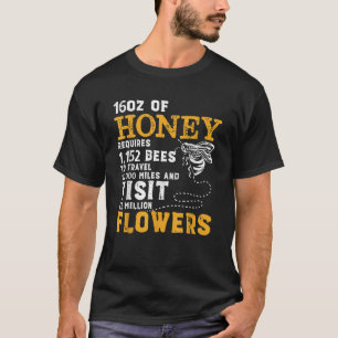T-shirt Amateurs d'abeilles pollinisation Cadeau Miel Apia