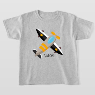 T-shirt Amateurs d'avion de tout-petits cool ajouter le no