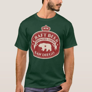 T-shirt Amateurs de bière artisanale San Diego Californie