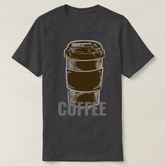 T-shirt Amateurs de café 3 (Design devant)