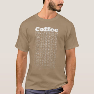 T-shirt Amateurs de café Art rétro Café caféine