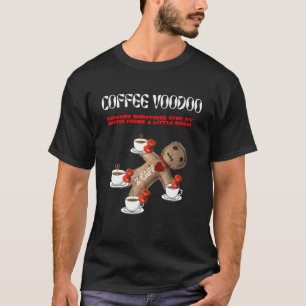 T-shirt Amateurs de café Vaudou Nouveauté, Café