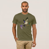 T-shirt Amateurs de canard de Mallard (Devant entier)