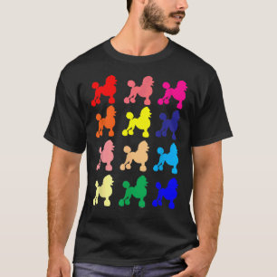 T-shirt Amateurs de caniche Chien Pop