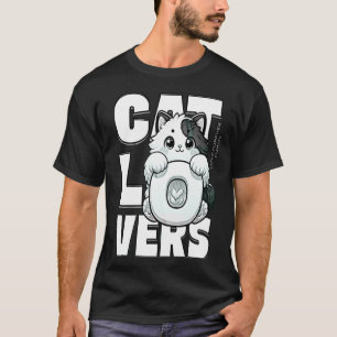 T-shirt Amateurs de chats - Adorable vêtement à thème de c