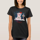 T-shirt Amateurs de cochon Pôle Nord de Noël (Devant)